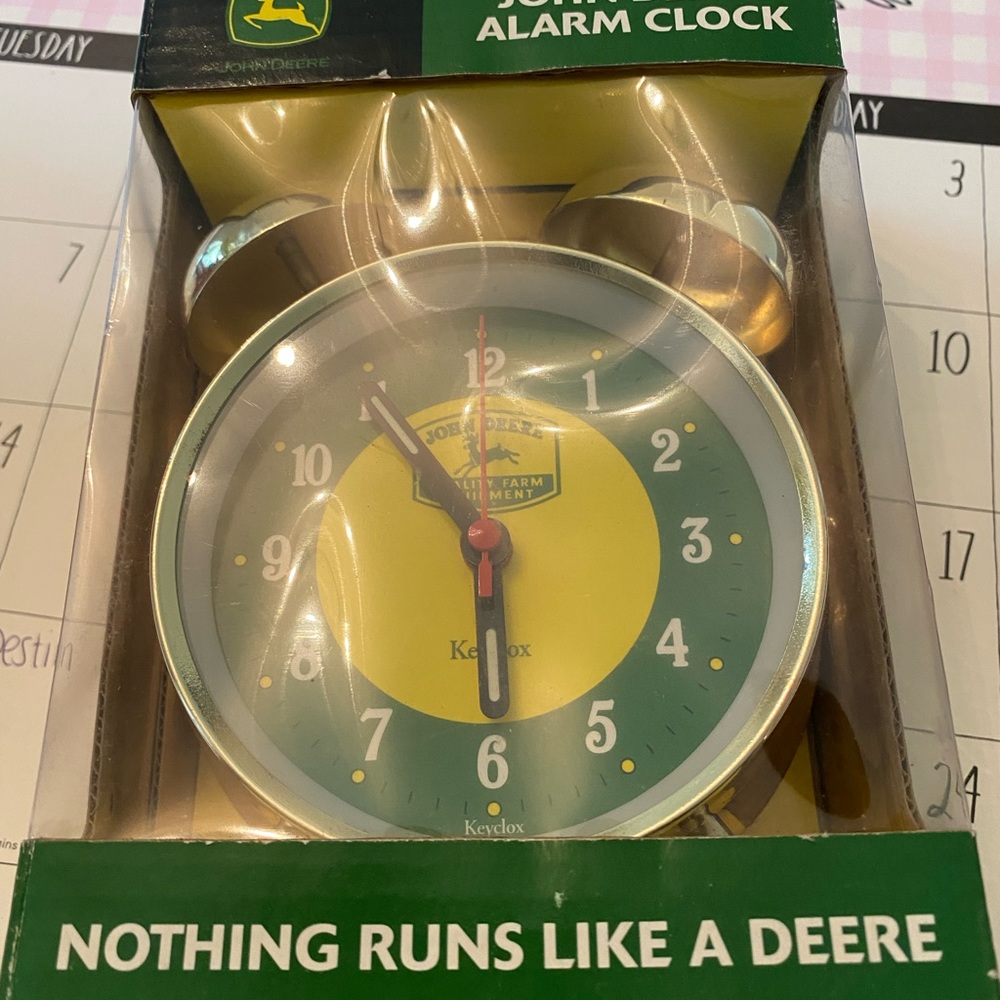 John Deere alarm clock